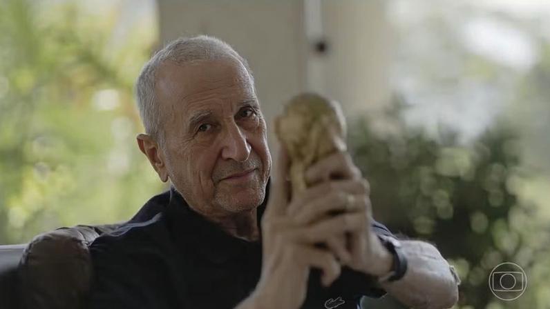 Carlos Alberto Parreira, campeão do mundo em 1994 — Foto: Jornal Nacional/ Reprodução