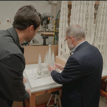 Sagrada Família mostra imagens de áreas restritas em construção há mais de um século