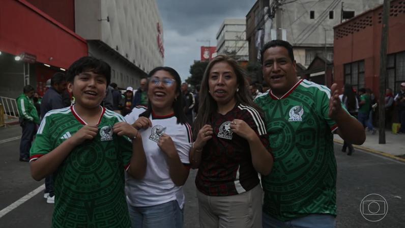 México será o primeiro país a receber 3 vezes uma Copa do Mundo — Foto: Jornal Nacional/ Reprodução