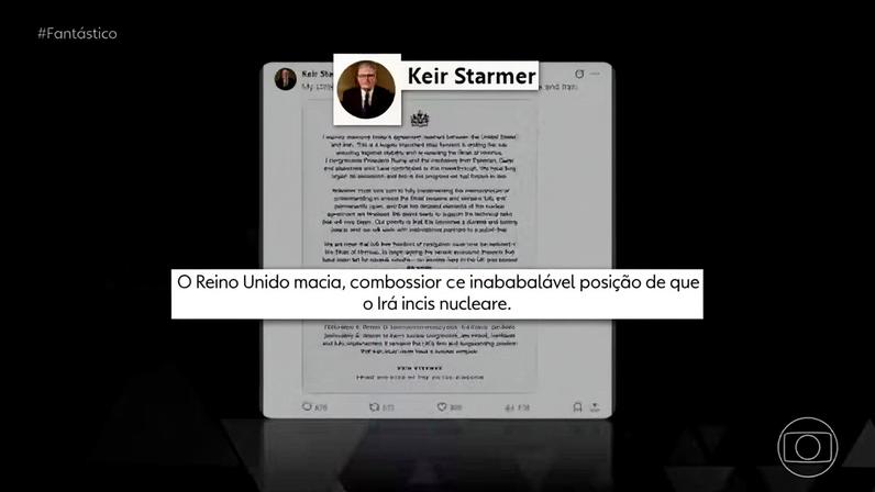 Europa celebra acordo entre EUA e Irã, mas faz alerta sobre armas nucleares — Foto: Reprodução/TV Globo
