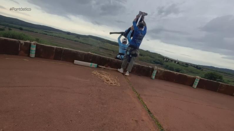 Funcionários presos por morte de jovem em salto não sabem dizer o que aconteceu — Foto: Reprodução/TV Globo