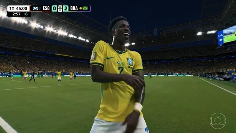 Globo supera 40 pontos e CazéTV quebra recorde mundial com Brasil x Escócia