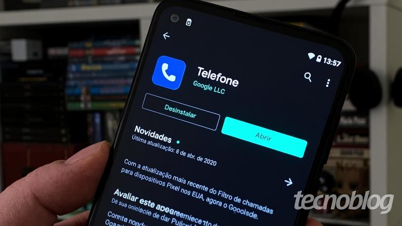 Usuário receberá notificação de que está recebendo uma ligação potencialmente falsa (imagem: divulgação/Google)
