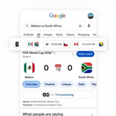 Google prepara informações especiais sobre a Copa do Mundo