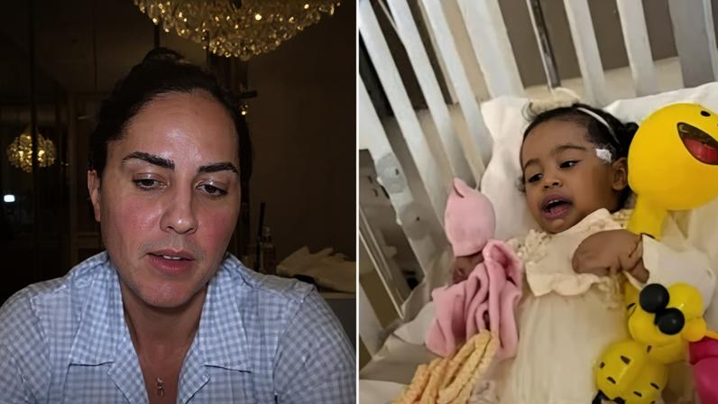 Graciele Lacerda diz que filha com Zezé teve de retirar nódulo do rosto