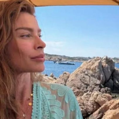 Grazi Massafera celebra 44 anos em Itália
