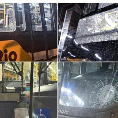 Greve de rodoviários no RJ deixa cerca de 40 ônibus depredados
