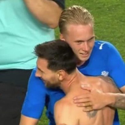 Messi fica surpreso com revelação de jogador islandês após amistoso