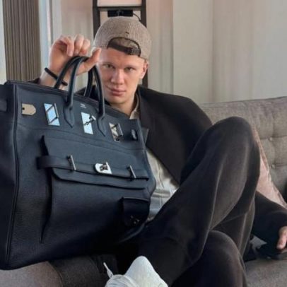 Haaland coleciona bolsas de luxo, fotos revelam