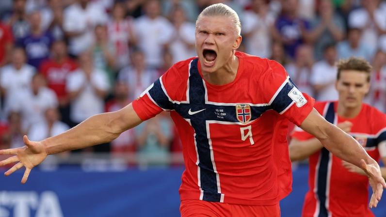 Erling Haaland, da Noruega, comemora ao marcar o primeiro gol 16 de junho de 2026 IMAGN IMAGES via Reuters/Paul Rutherford