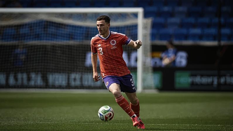 Andrew Robertson (Escócia) durante jogo contra a Bolívia, no dia 07.06.2026.