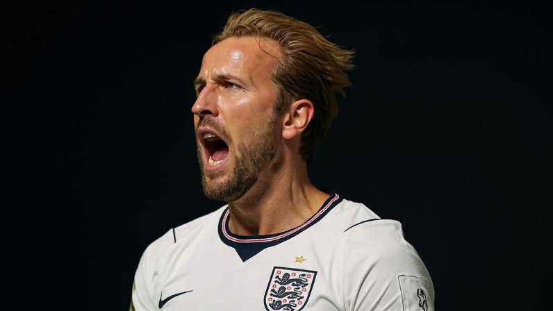 Harry Kane, da Inglaterra, comemora gol marcado contra a Croácia na Copa do Mundo