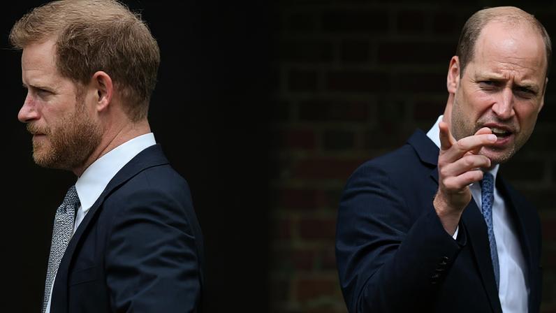 Os irmãos e príncipes Harry e William em um dos últimos eventos que eles participaram juntos