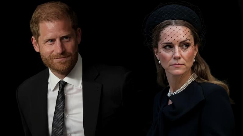 Príncipe Harry e o irmão William e a cunhada Kate Middleton — Foto: Getty Images