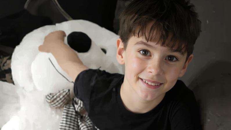 Foto em preto e branco de Henry Borel