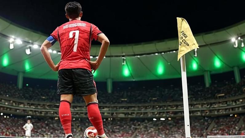 Heung-Min Son na estreia da Coreia do Sul na Copa do Mundo de 2026