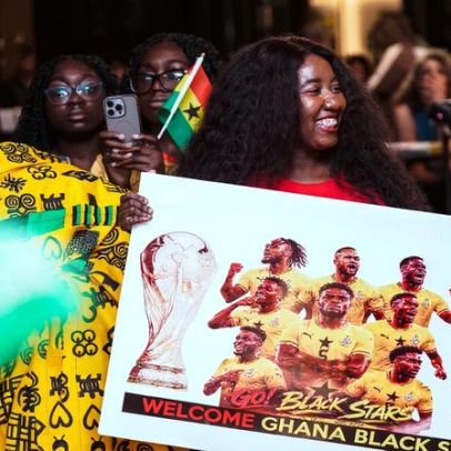 Gana é recebida com festa para a Copa do Mundo nos EUA