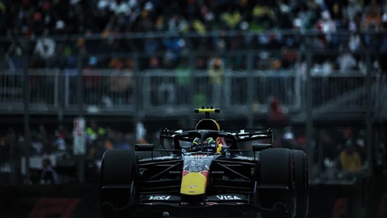 Asa traseira da Red Bull Racing durante o GP do Canadá