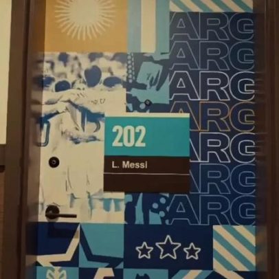Messi tem quarto individual personalizado na concentração da Argentina na Copa