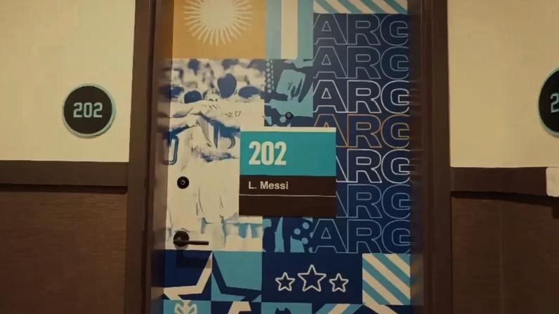 Messi terá um quarto só para ele, ao contrário de outros jogadores da seleção argentina