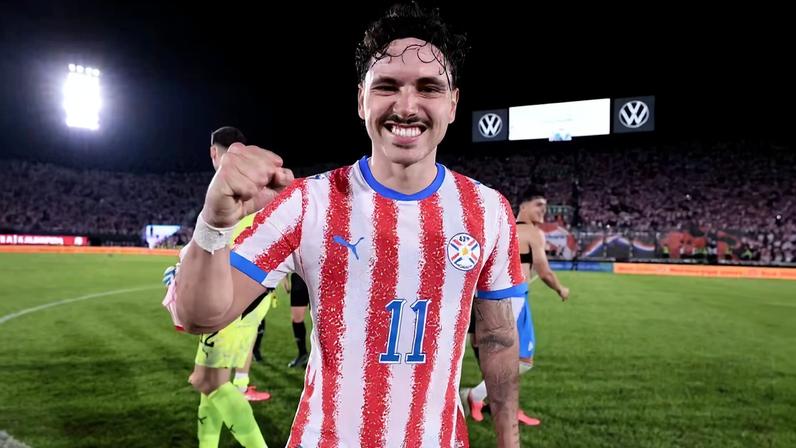 Maurício pela Seleção do Paraguai — Foto: Divulgação/ Federação Paraguaia de Futebol