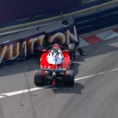Leclerc bate na relargada e abandona GP de Mônaco