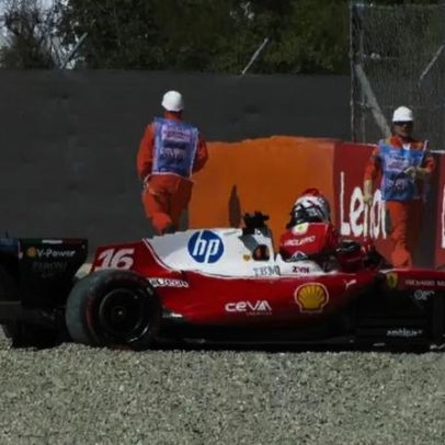 Batida de Leclerc provoca bandeira vermelha no Q3 em Barcelona