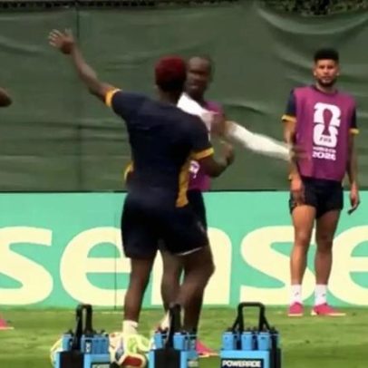 Clima quente acirra discussão entre jogadores no treino do Panamá