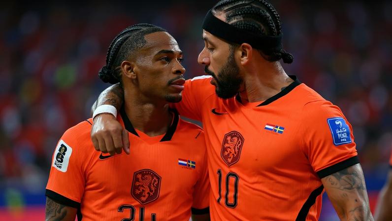 Seleção holandesa atinge marca inédita e deixa para trás registro histórico da equipe de Pelé (Foto: EFE/EPA/SAM WASSON)