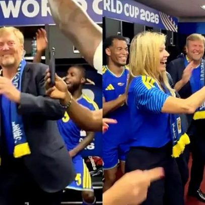 Rei e rainha da Holanda dançam com jogadores de Curaçao após empate histórico
