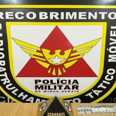 Homem é preso com barras de cocaína e mais de R$ 5 mil na BR-135, Montes Claros