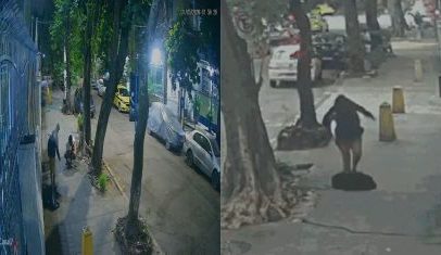 Vídeo mostra homens abrindo bueiro horas antes de mulher cair no Maracanã