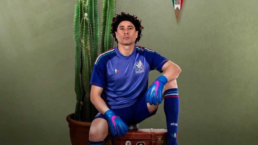 Goleiro Guillermo Ochoa ao ser convocado para a sexta Copa do Mundo de sua carreira — Foto: Reprodução/Instagram