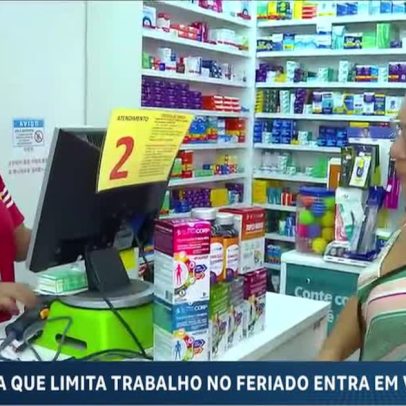 Regra que limita trabalho em feriados entra em vigor nesta segunda-feira