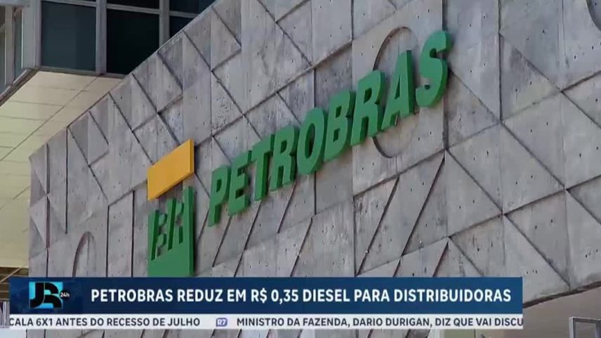 Petrobras reduz preço do diesel para as distribuidoras a partir desta segunda (1º)