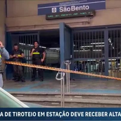 Vítima de tiroteio em estação do Metrô continua internada em SP