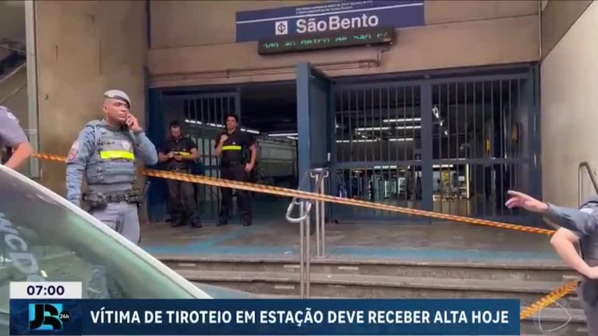 Vítima de tiroteio em estação do Metrô em estação segue internado em São Paulo
