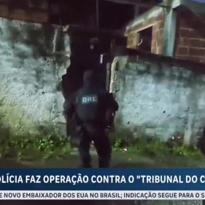 Polícia combate Tribunal do Crime em São Gonçalo, RJ