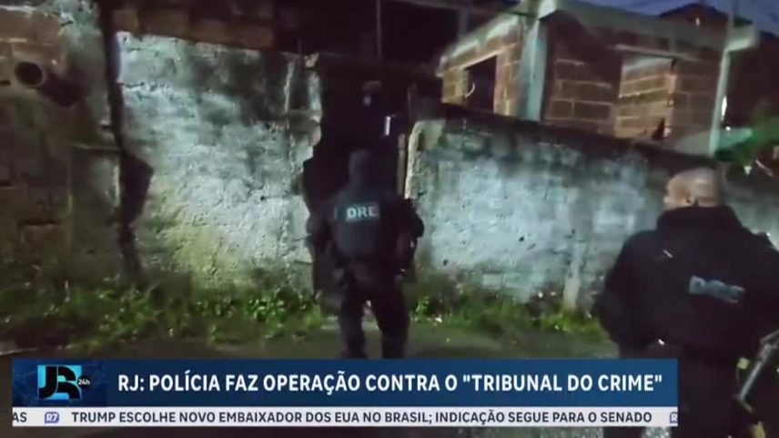 Polícia do Rio combate 'Tribunal do Crime' em São Gonçalo