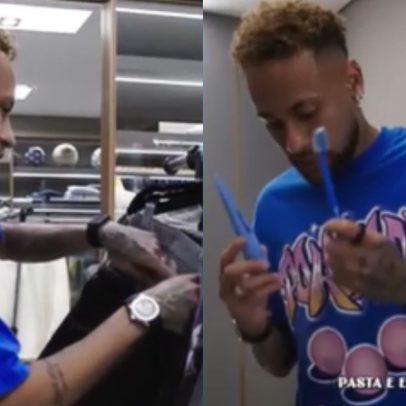 Neymar revela mala de viagem para a Copa do Mundo