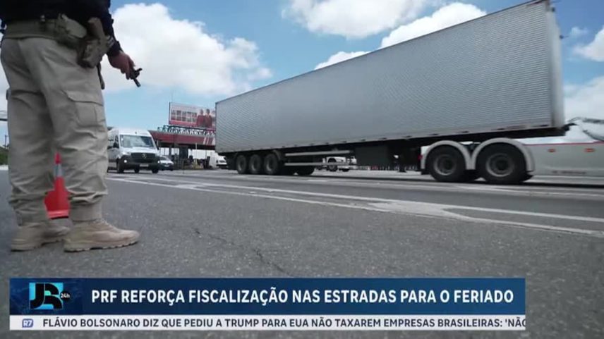 Polícia Rodoviária Federal intensifica fiscalização nas estradas para o feriado prolongado