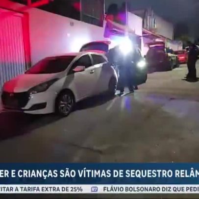 Mulher e crianças são vítimas de sequestro relâmpago em São Paulo