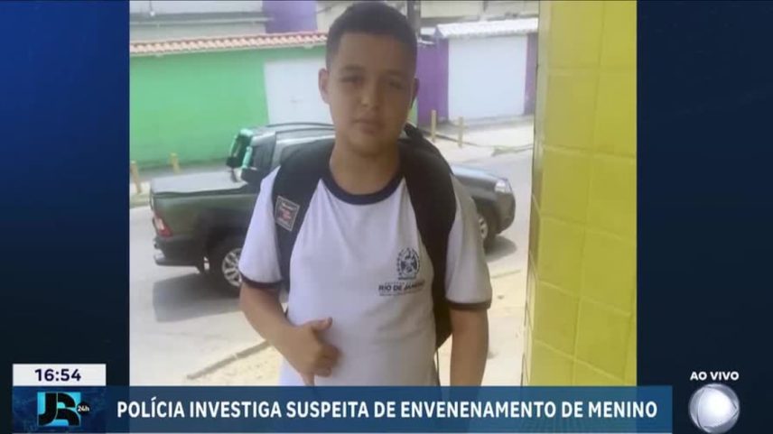 Polícia investiga envenenamento com bolo de chocolate de menino de 11 anos no RJ