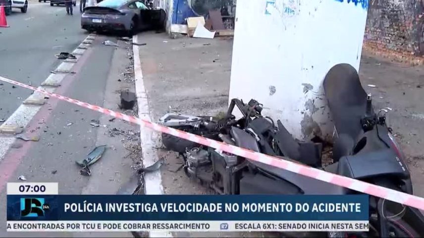 Polícia investiga acidente envolvendo influenciador Fábio Giga em São Paulo