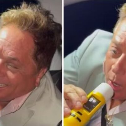 Leonardo canta para policial após zerar teste do bafômetro