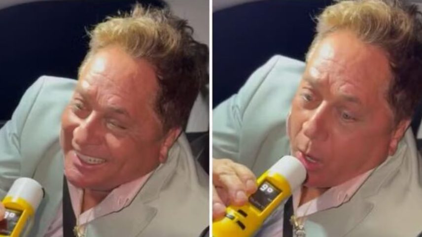 Leonardo canta para policial após zerar teste do bafômetro