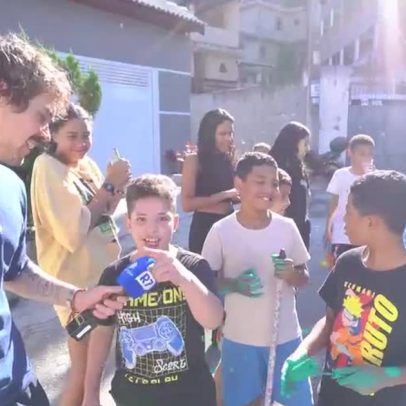 Projeto comunitário arrecada tintas para pintar rua da Copa em São Paulo