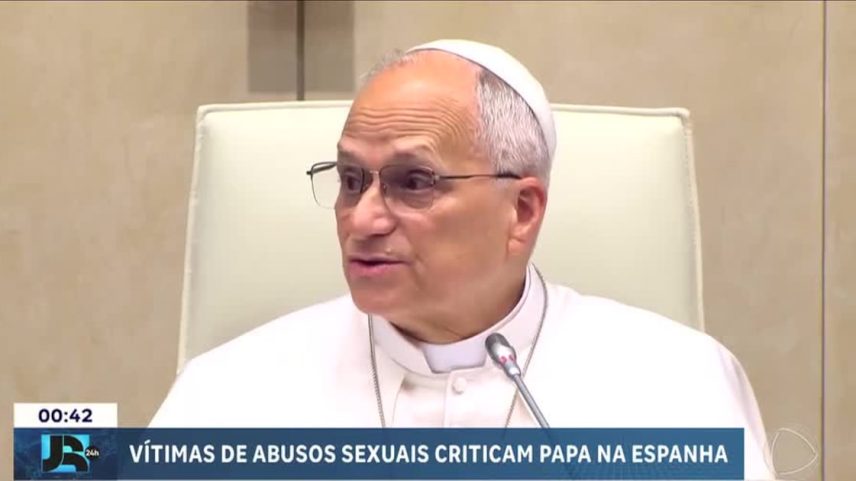 Associações acusam papa Leão 14 de ignorar vítimas de abusos sexuais durante visita à Espanha