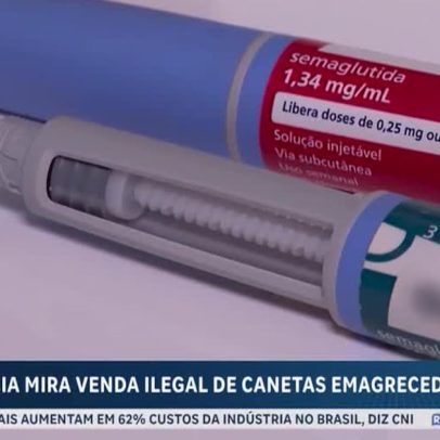 Polícia faz operação contra venda ilegal de canetas emagrecedoras no RJ