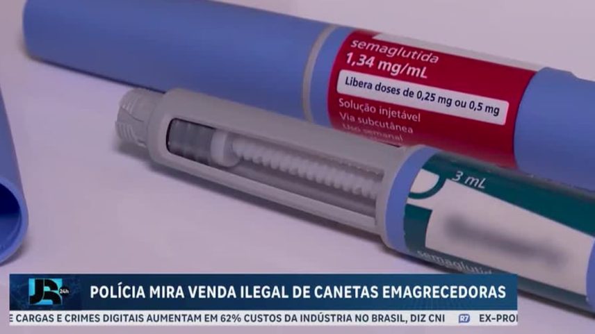 Polícia faz operação contra venda ilegal de canetas emagrecedoras no Rio de Janeiro
